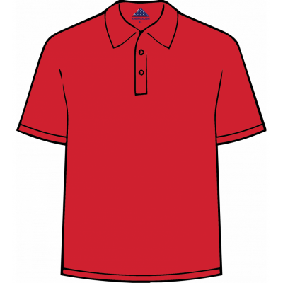 Americalism Red Polo